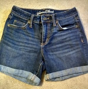 Dark Denim Shorts